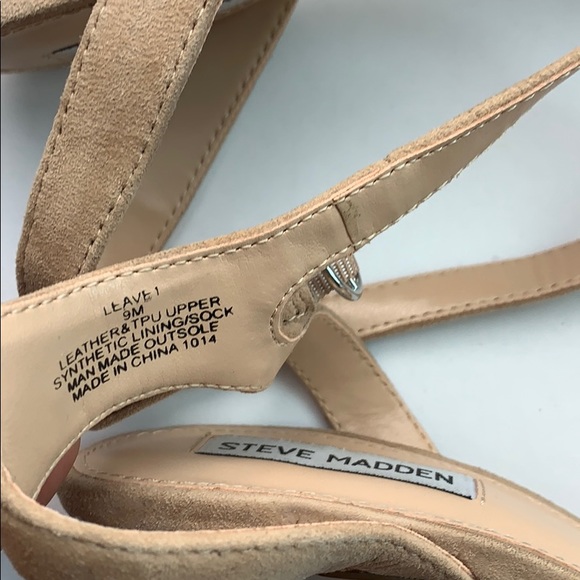 Steve Madden Tan suede high heels - Picture 10 of 12